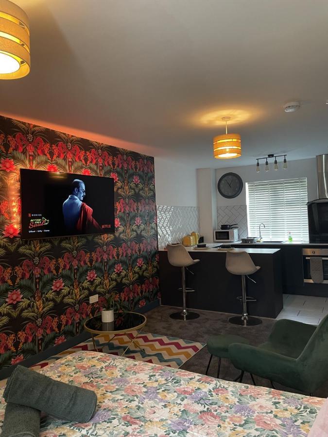 Luxury Studio Apartment Near Birmingham Citycentre Bagian luar foto